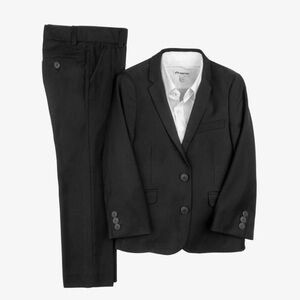 APPAMAN Mod Suit Boy’s 4T EUC Black Blazer Jacket Pants Slacks Core Collection